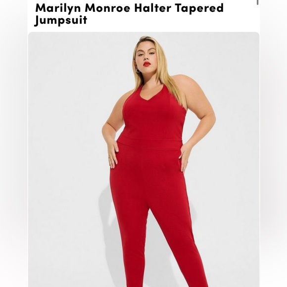 torrid Pants - TORRID MARILYN MONROE Halter Jumpsuit 1X